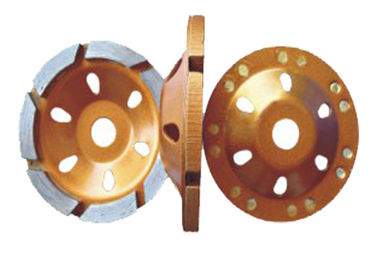 7 Segments Metal Diamond Concrete Floor Grinding Disc For Cement / Terrazzo