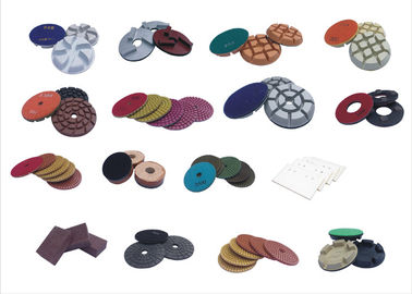 4" Concrete Terrazzo Diamond Resin Polishing Pads , Concrete Grinding Pads