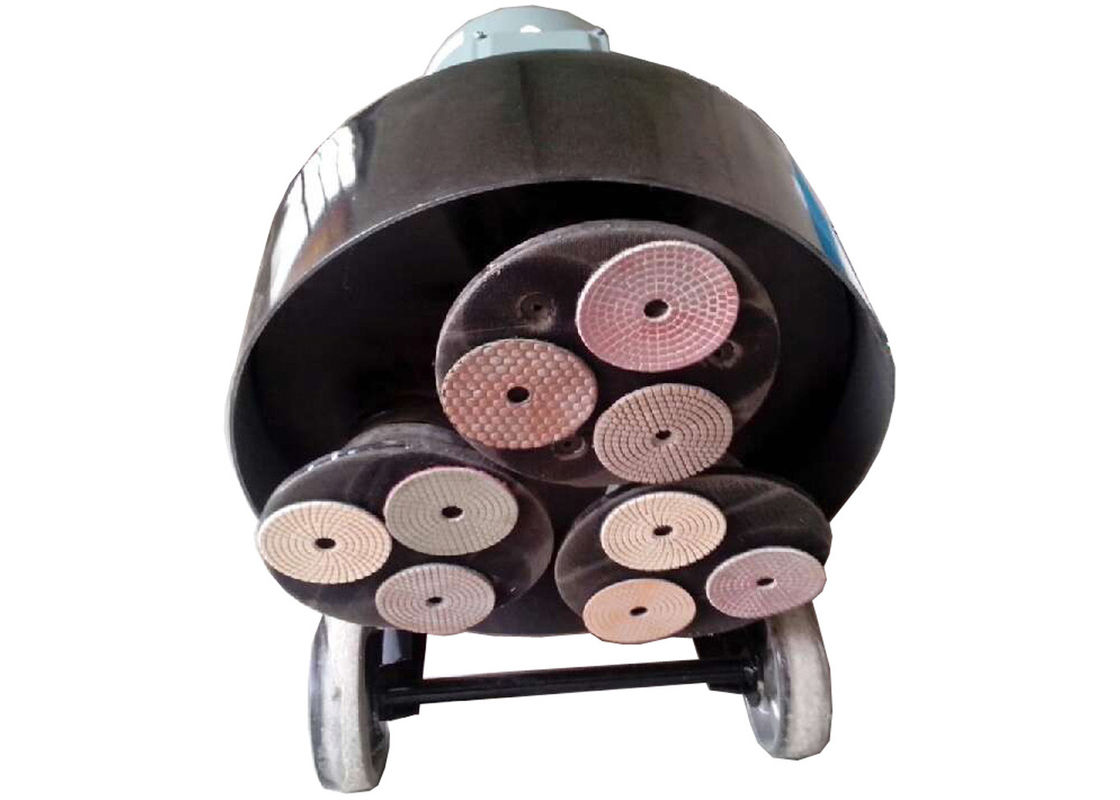 9 Heads Concrete Manual Floor Polisher / Scrubber 220V 50HZ With Planetary System