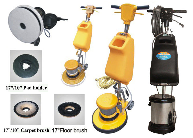 240V Electric Rug Floor Cleaning Machine For Stairs With Steel Gearbox