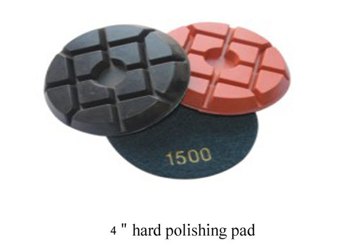 4" Concrete Terrazzo Diamond Resin Polishing Pads , Concrete Grinding Pads