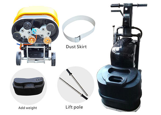 1상분 건조 콘크리트 폴리싱 머신 4KW 5.5HP 1500rpm을 노랗게 하세요