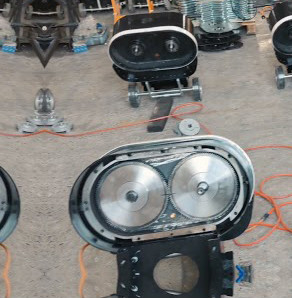 머록 4KW 테라조 바닥 연마기 단일 상 240V
